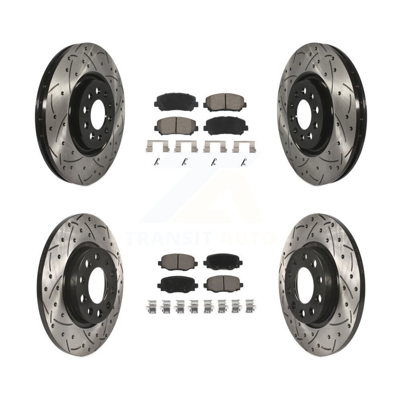 Transit Auto KDC-100435 Disc Brake Kit for 2015-2017 Chrysler 200 - Front and Rear product image