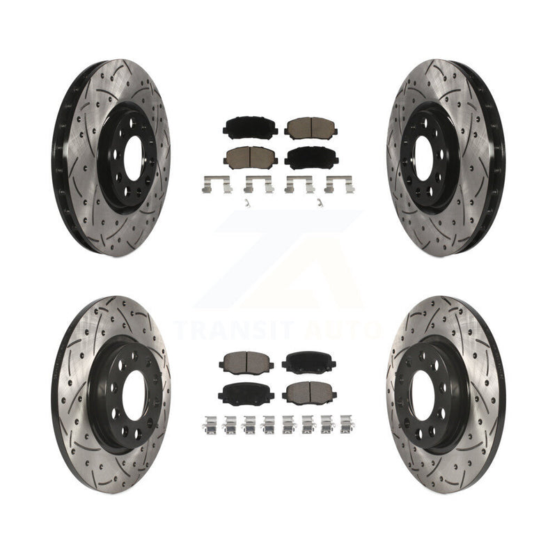 Transit Auto KDC-100436 Disc Brake Kit for 2015-2017 Chrysler 200 - Front and Rear product image