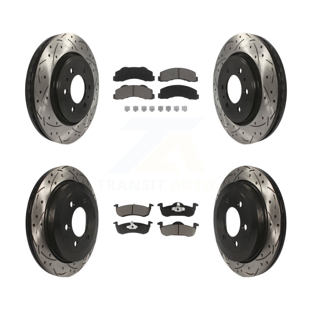 Transit Auto KDC-100437 Disc Brake Kit for 2010-2017 Ford Expedition, Lincoln Navigator - Front and Rear product image