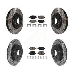 Transit Auto KDC-100438 Disc Brake Kit for 2016-2023 Chevrolet Bolt EUV, Chevrolet Bolt EV, Chevrolet Cruze & more - Front and Rear product image
