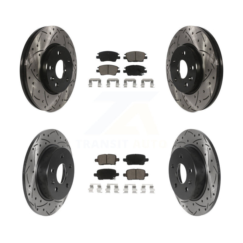Transit Auto KDC-100438 Disc Brake Kit for 2016-2023 Chevrolet Bolt EUV, Chevrolet Bolt EV, Chevrolet Cruze & more - Front and Rear product image