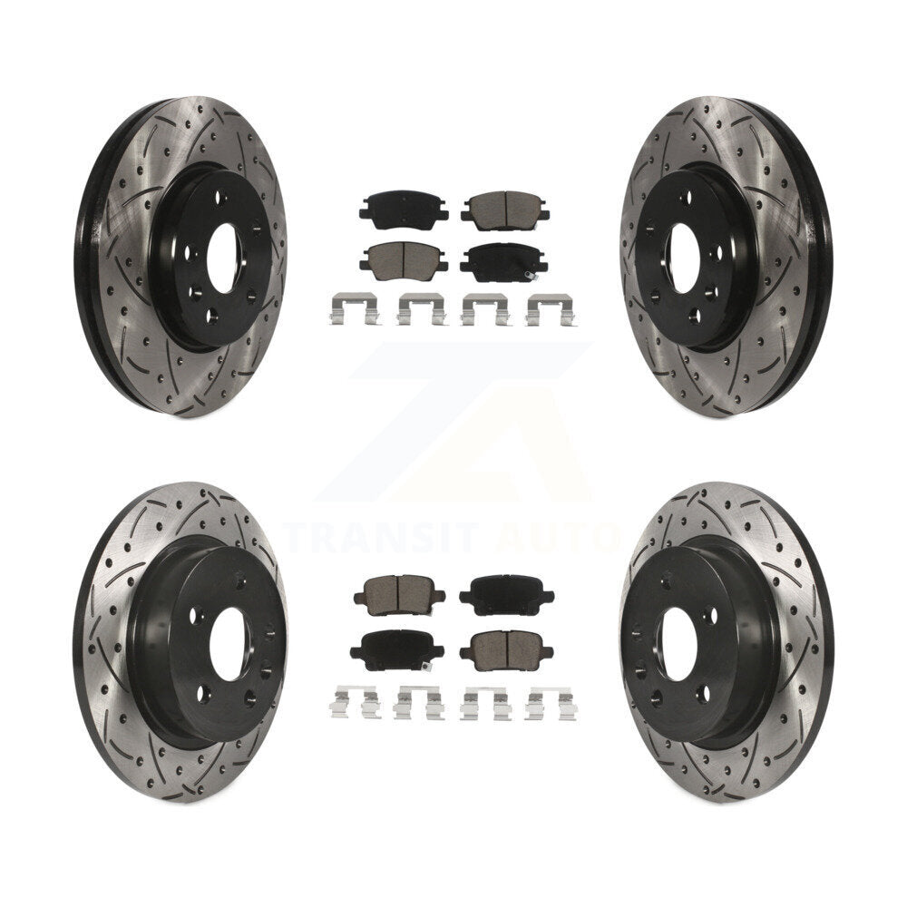 Transit Auto KDC-100441 Disc Brake Kit for 2016 Chevrolet Cruze - Front and Rear product image