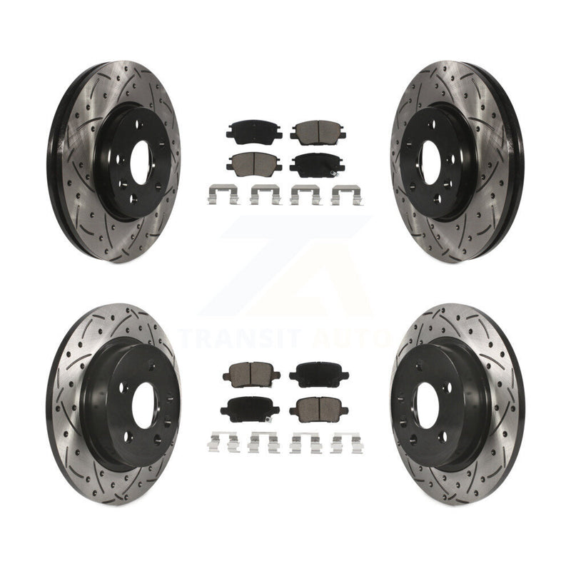 Transit Auto KDC-100441 Disc Brake Kit for 2016 Chevrolet Cruze - Front and Rear product image