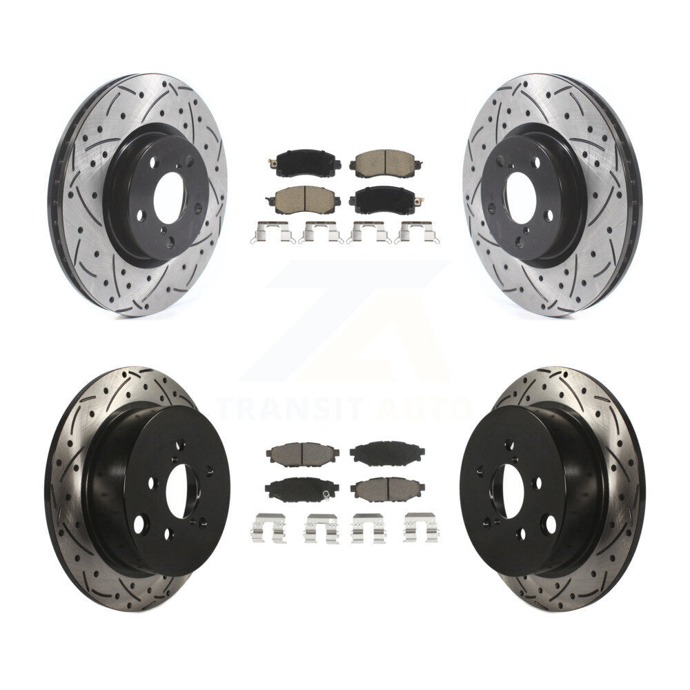 Transit Auto KDC-100442 Disc Brake Kit for 2017-2023 Subaru Impreza - Front and Rear product image