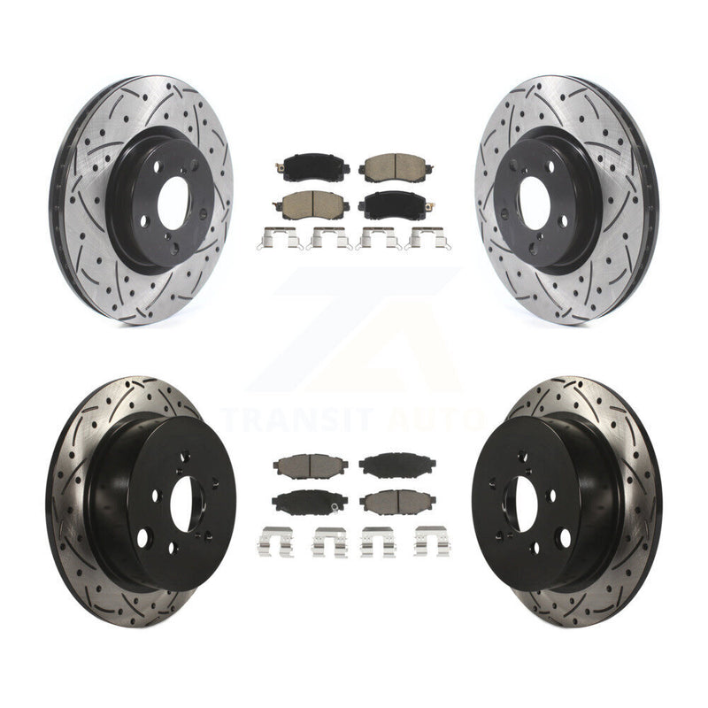 Transit Auto KDC-100442 Disc Brake Kit for 2017-2023 Subaru Impreza - Front and Rear product image