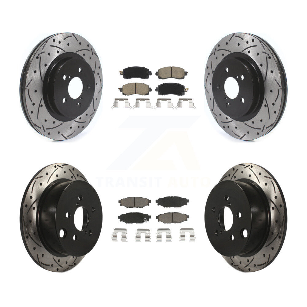 Transit Auto KDC-100443 Disc Brake Kit for 2017-2023 Subaru Crosstrek, Subaru Impreza - Front and Rear product image