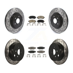 Transit Auto KDC-100443 Disc Brake Kit for 2017-2023 Subaru Crosstrek, Subaru Impreza - Front and Rear product image