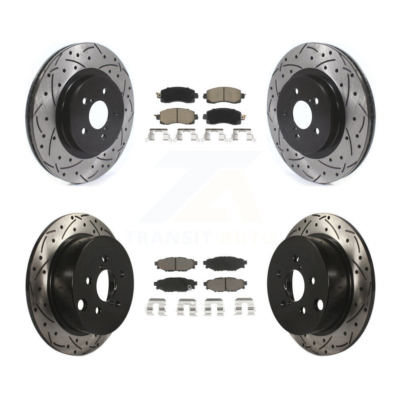 Transit Auto KDC-100443 Disc Brake Kit for 2017-2023 Subaru Crosstrek, Subaru Impreza - Front and Rear product image