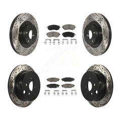 Transit Auto KDC-100444 Disc Brake Kit for 2013-2018 Subaru Crosstrek, Subaru Forester, Subaru XV Crosstrek - Front and Rear product image