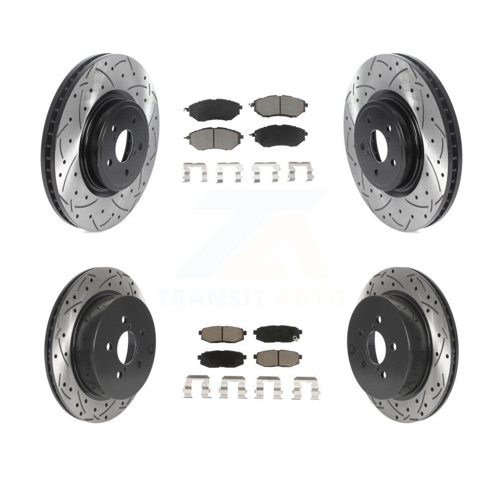 Transit Auto KDC-100445 Disc Brake Kit for 2014-2018 Subaru Forester - Front and Rear product image