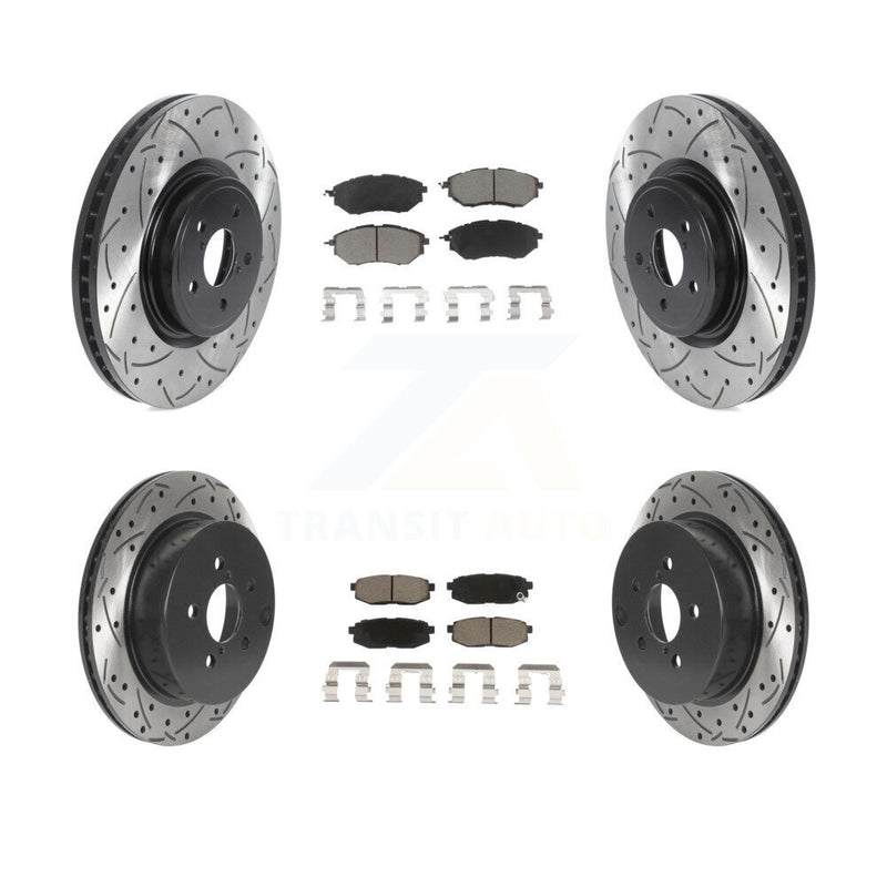 Transit Auto KDC-100445 Disc Brake Kit for 2014-2018 Subaru Forester - Front and Rear product image