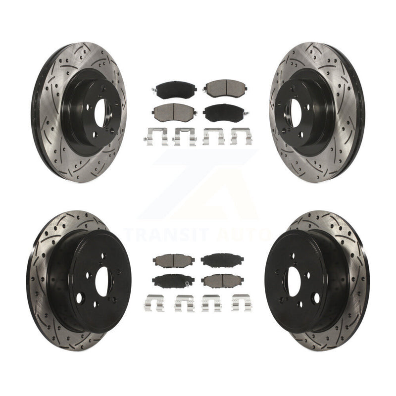 Transit Auto KDC-100446 Disc Brake Kit for 2011-2014 Subaru Impreza, Subaru Legacy, Subaru Outback & more - Front and Rear product image