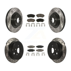 Transit Auto KDC-100447 Disc Brake Kit for 2008-2013 Subaru WRX, Subaru Legacy, Subaru Impreza & more - Front and Rear product image
