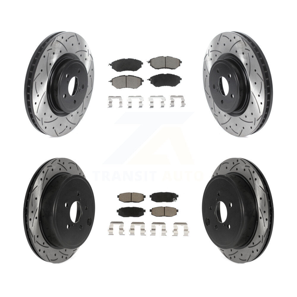 Transit Auto KDC-100448 Disc Brake Kit for 2010-2014 Subaru Legacy, Subaru Outback - Front and Rear product image
