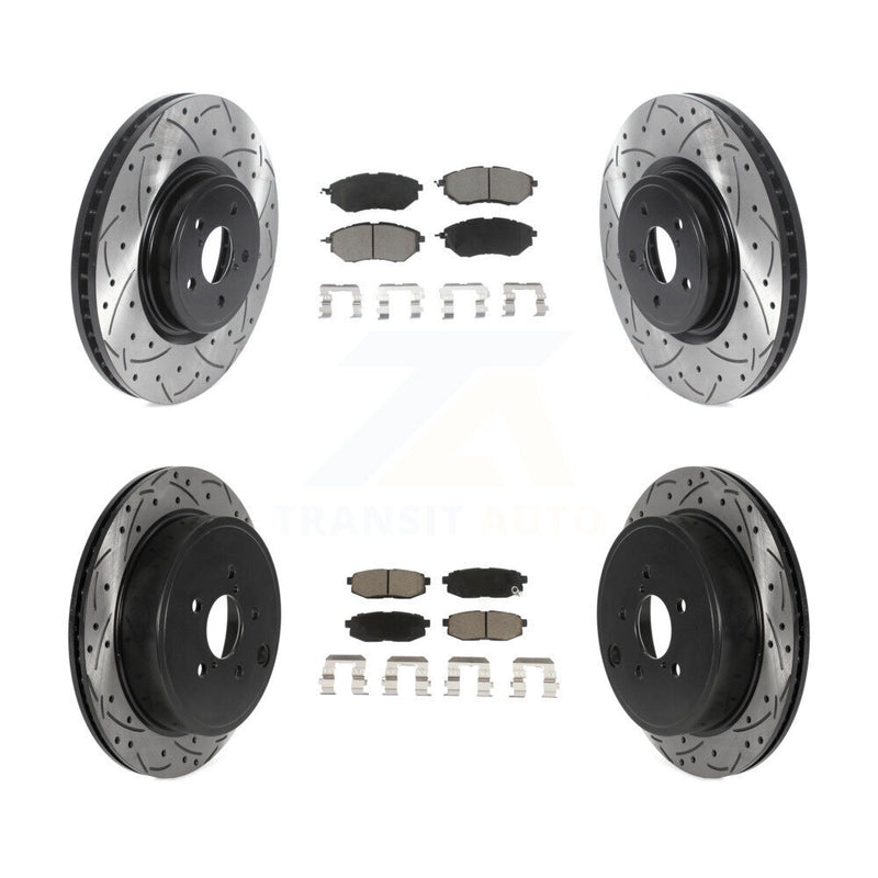 Transit Auto KDC-100448 Disc Brake Kit for 2010-2014 Subaru Legacy, Subaru Outback - Front and Rear product image
