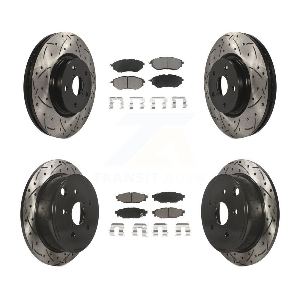 Transit Auto KDC-100449 Disc Brake Kit for 2015-2019 Subaru WRX - Front and Rear product image