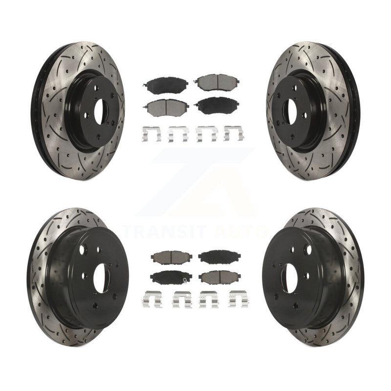 Transit Auto KDC-100449 Disc Brake Kit for 2015-2019 Subaru WRX - Front and Rear product image
