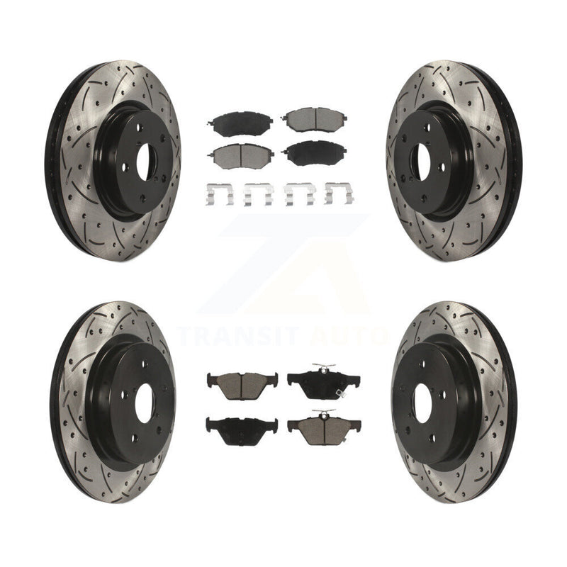 Transit Auto KDC-100450 Disc Brake Kit for 2015-2021 Subaru WRX, Subaru Legacy, Subaru Outback - Front and Rear product image