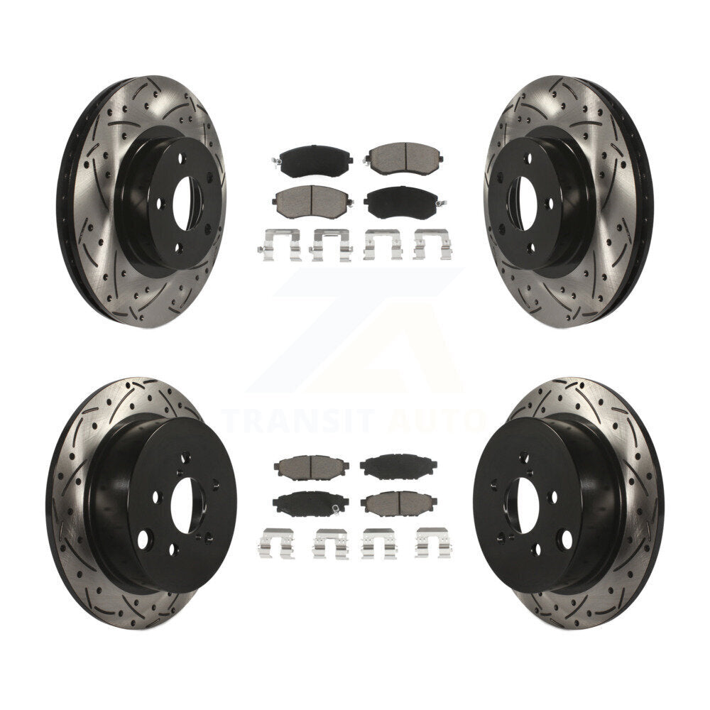 Transit Auto KDC-100451 Disc Brake Kit for 2012-2016 Subaru Impreza - Front and Rear product image
