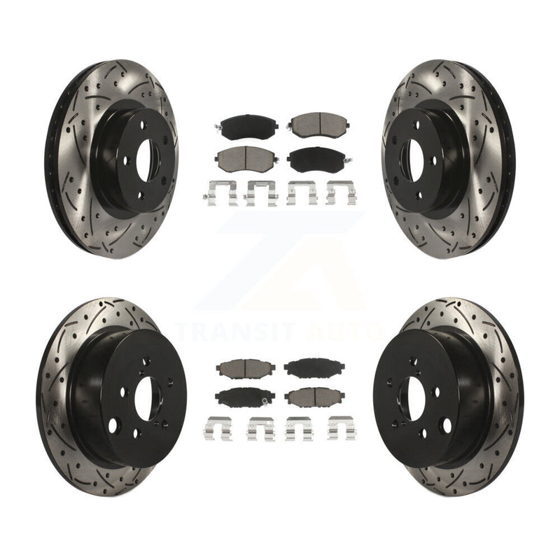 Transit Auto KDC-100451 Disc Brake Kit for 2012-2016 Subaru Impreza - Front and Rear product image