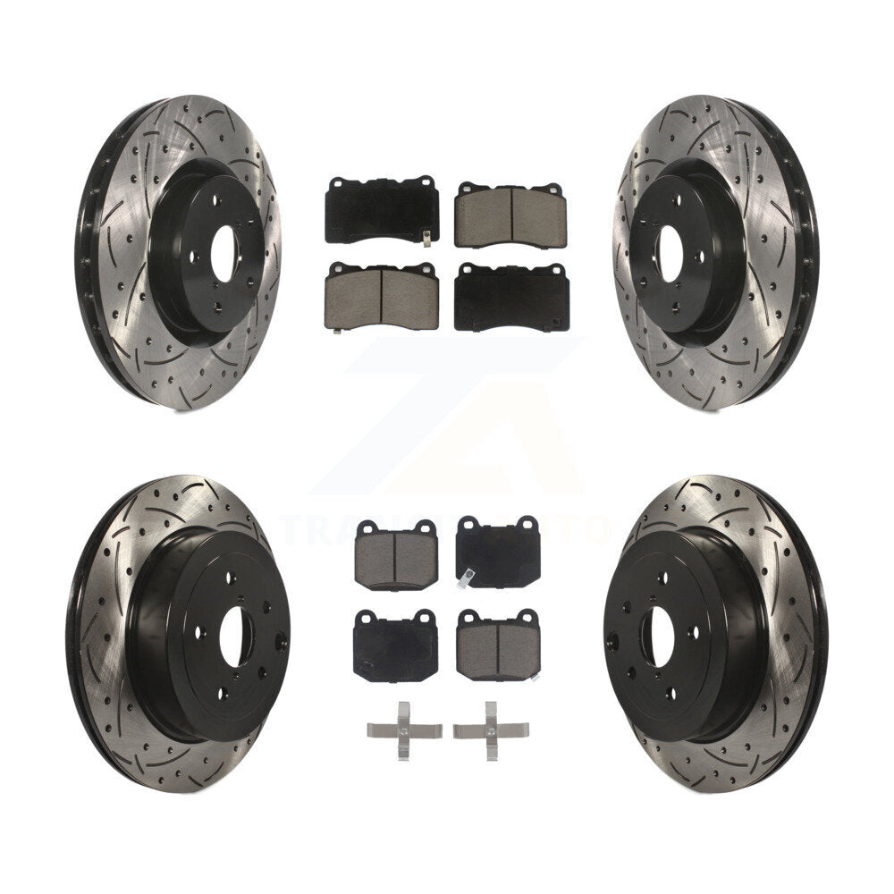Transit Auto KDC-100458 Disc Brake Kit for 2008-2017 Subaru WRX STI, Subaru Impreza - Front and Rear product image