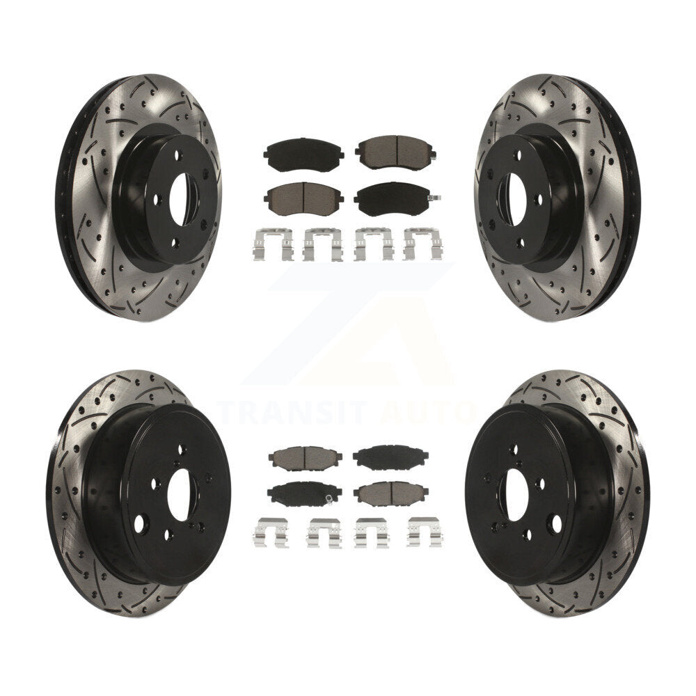 Transit Auto KDC-100460 Disc Brake Kit for 2008-2010 Subaru Impreza - Front and Rear product image