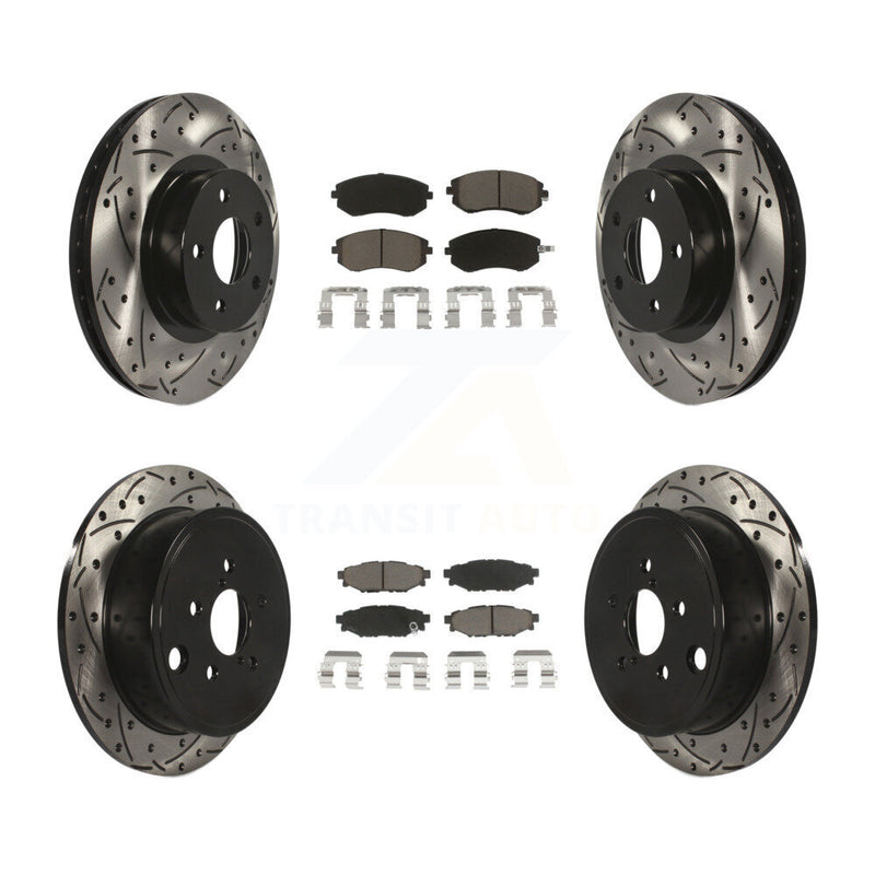 Transit Auto KDC-100460 Disc Brake Kit for 2008-2010 Subaru Impreza - Front and Rear product image