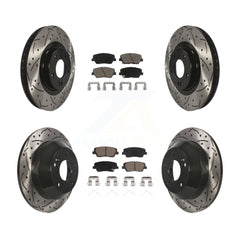 Transit Auto KDC-100469 Disc Brake Kit for 2016-2020 Hyundai Santa Fe Sport, Kia Sorento - Front and Rear product image