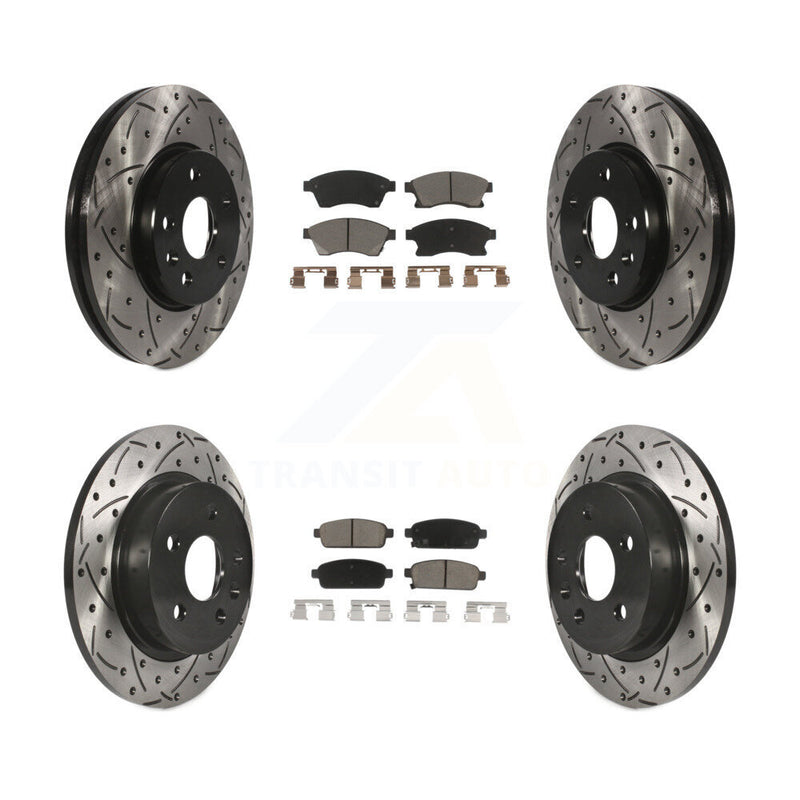 Transit Auto KDC-100471 Disc Brake Kit for 2011-2017 Chevrolet Cruze Limited, Chevrolet Sonic, Chevrolet Cruze - Front and Rear product image