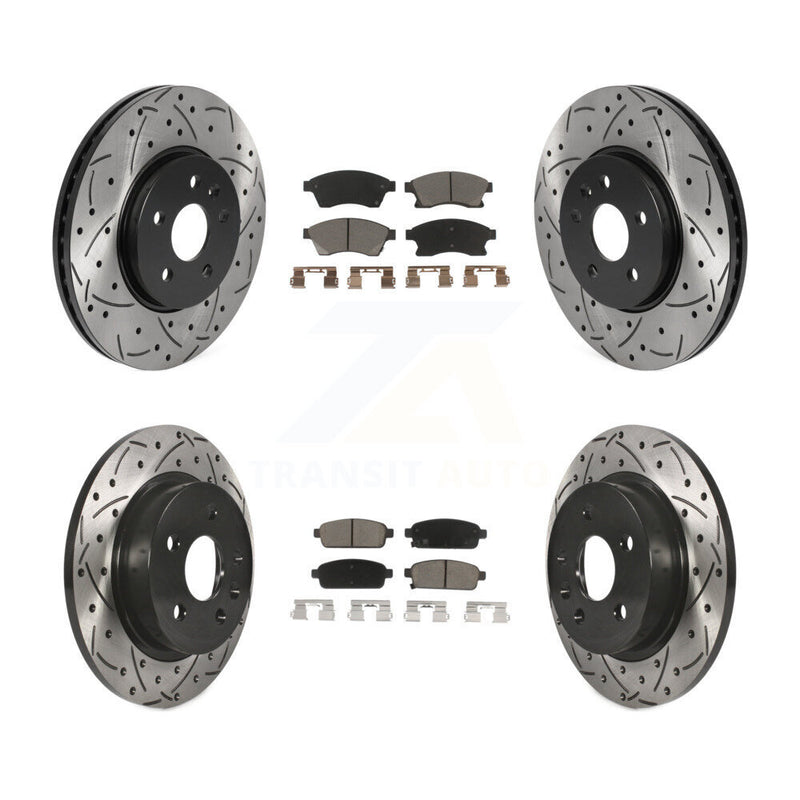Transit Auto KDC-100473 Disc Brake Kit for 2013-2014 Chevrolet Sonic - Front and Rear product image
