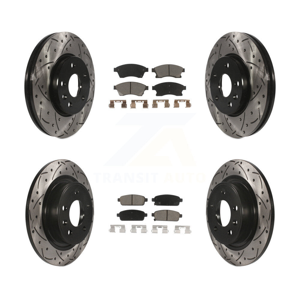 Transit Auto KDC-100474 Disc Brake Kit for 2013 Chevrolet Cruze - Front and Rear product image