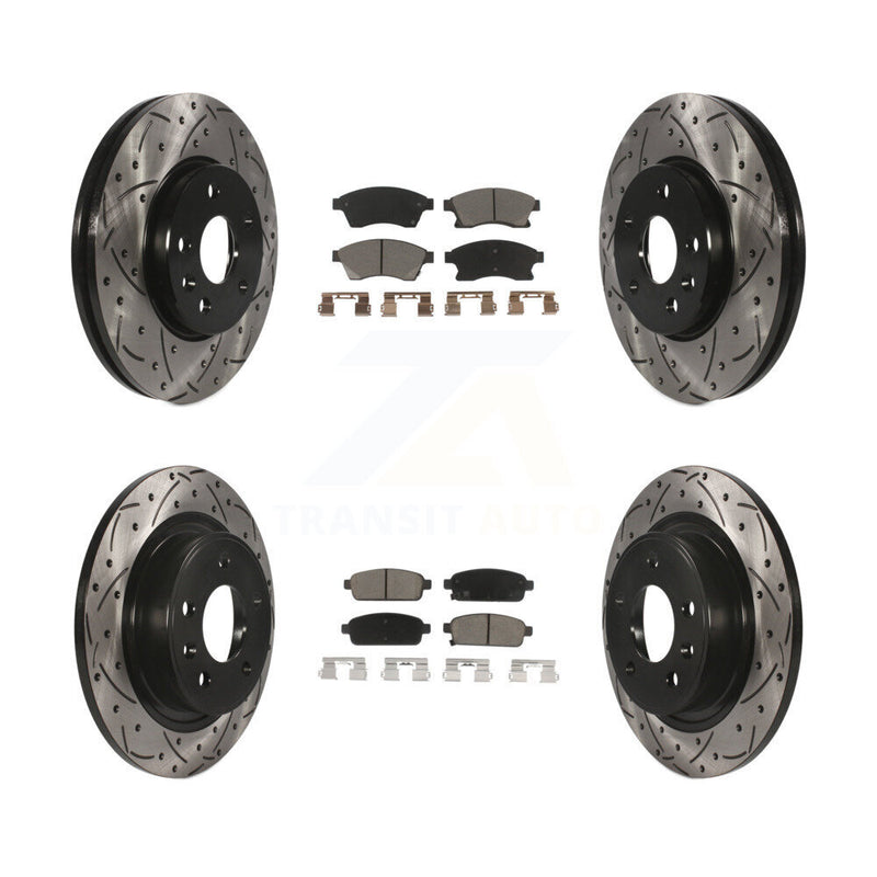 Transit Auto KDC-100474 Disc Brake Kit for 2013 Chevrolet Cruze - Front and Rear product image
