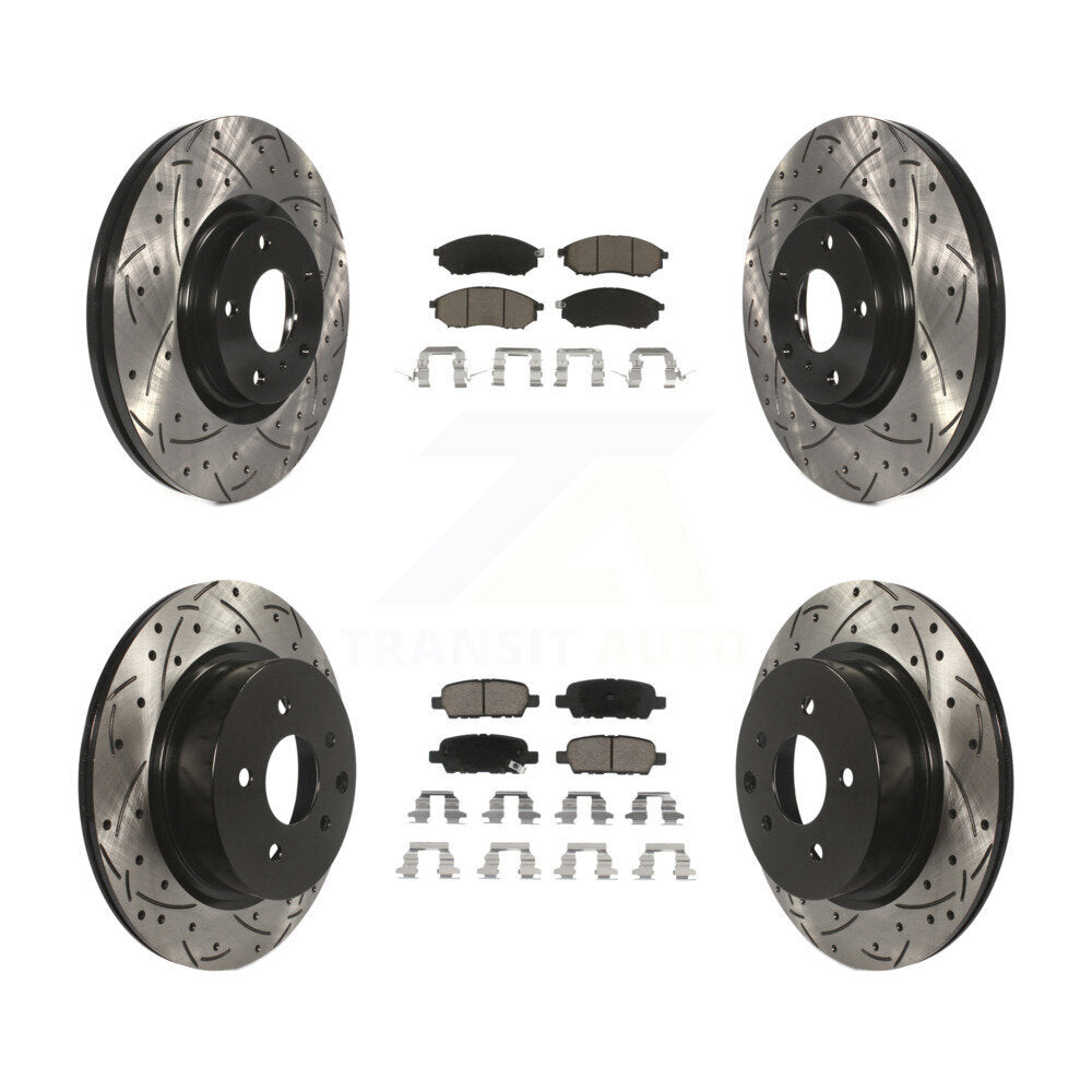 Transit Auto KDC-100475 Disc Brake Kit for 2005-2015 INFINITI Q40, INFINITI QX50, INFINITI EX37 & more - Front and Rear product image