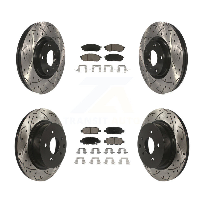 Transit Auto KDC-100475 Disc Brake Kit for 2005-2015 INFINITI Q40, INFINITI QX50, INFINITI EX37 & more - Front and Rear product image