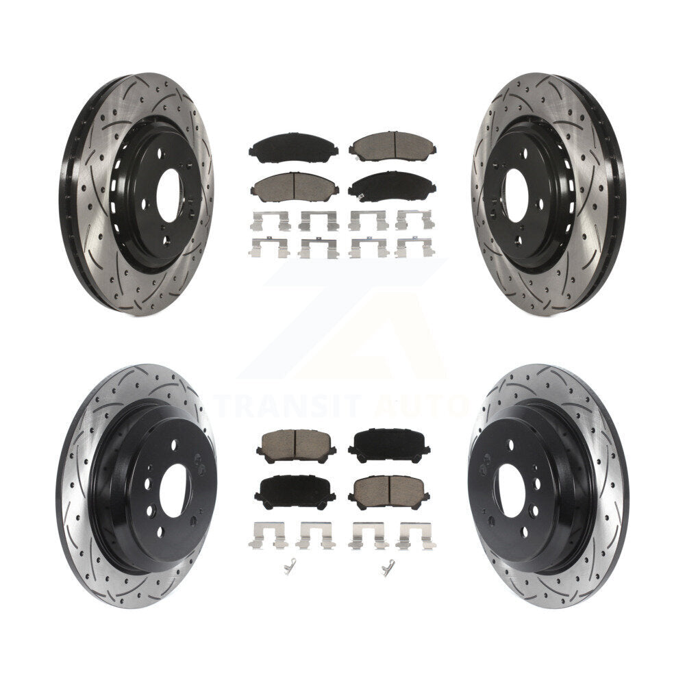 Transit Auto KDC-100481 Disc Brake Kit for 2016-2024 Honda Ridgeline, Honda Pilot - Front and Rear product image