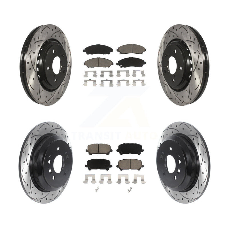 Transit Auto KDC-100481 Disc Brake Kit for 2016-2024 Honda Ridgeline, Honda Pilot - Front and Rear product image