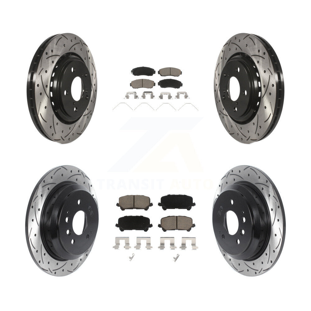 Transit Auto KDC-100482 Disc Brake Kit for 2019-2024 Honda Passport - Front and Rear product image