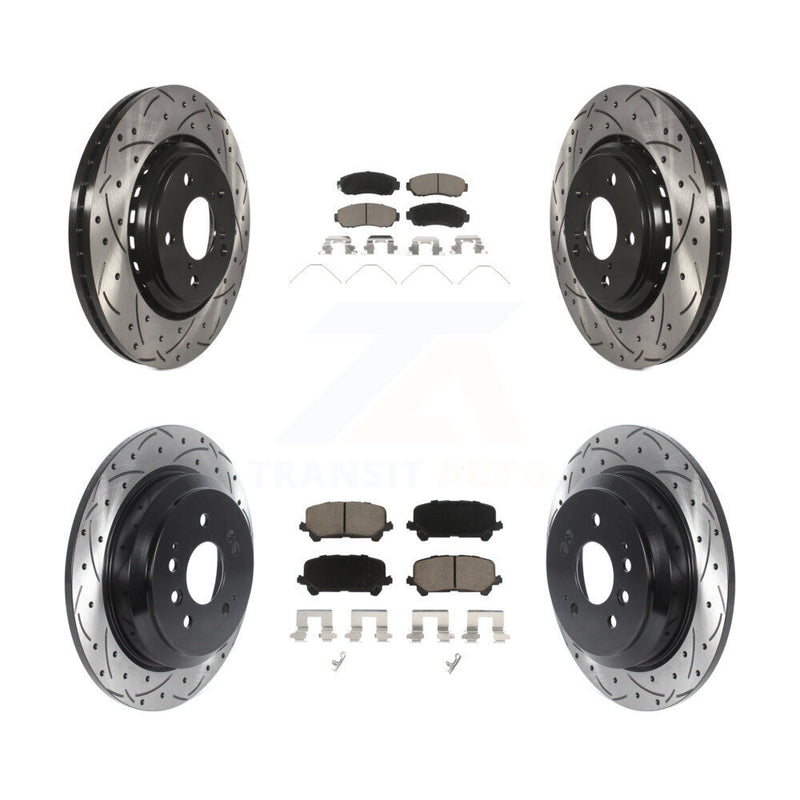 Transit Auto KDC-100482 Disc Brake Kit for 2019-2024 Honda Passport - Front and Rear product image