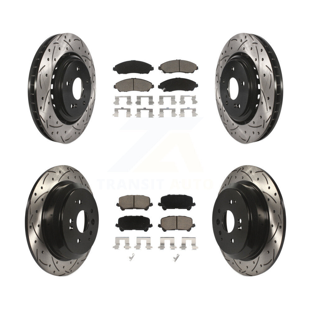 Transit Auto KDC-100483 Disc Brake Kit for 2014-2016 Acura MDX - Front and Rear product image