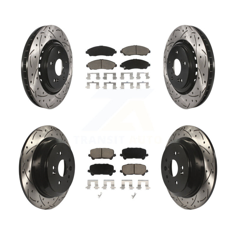 Transit Auto KDC-100483 Disc Brake Kit for 2014-2016 Acura MDX - Front and Rear product image