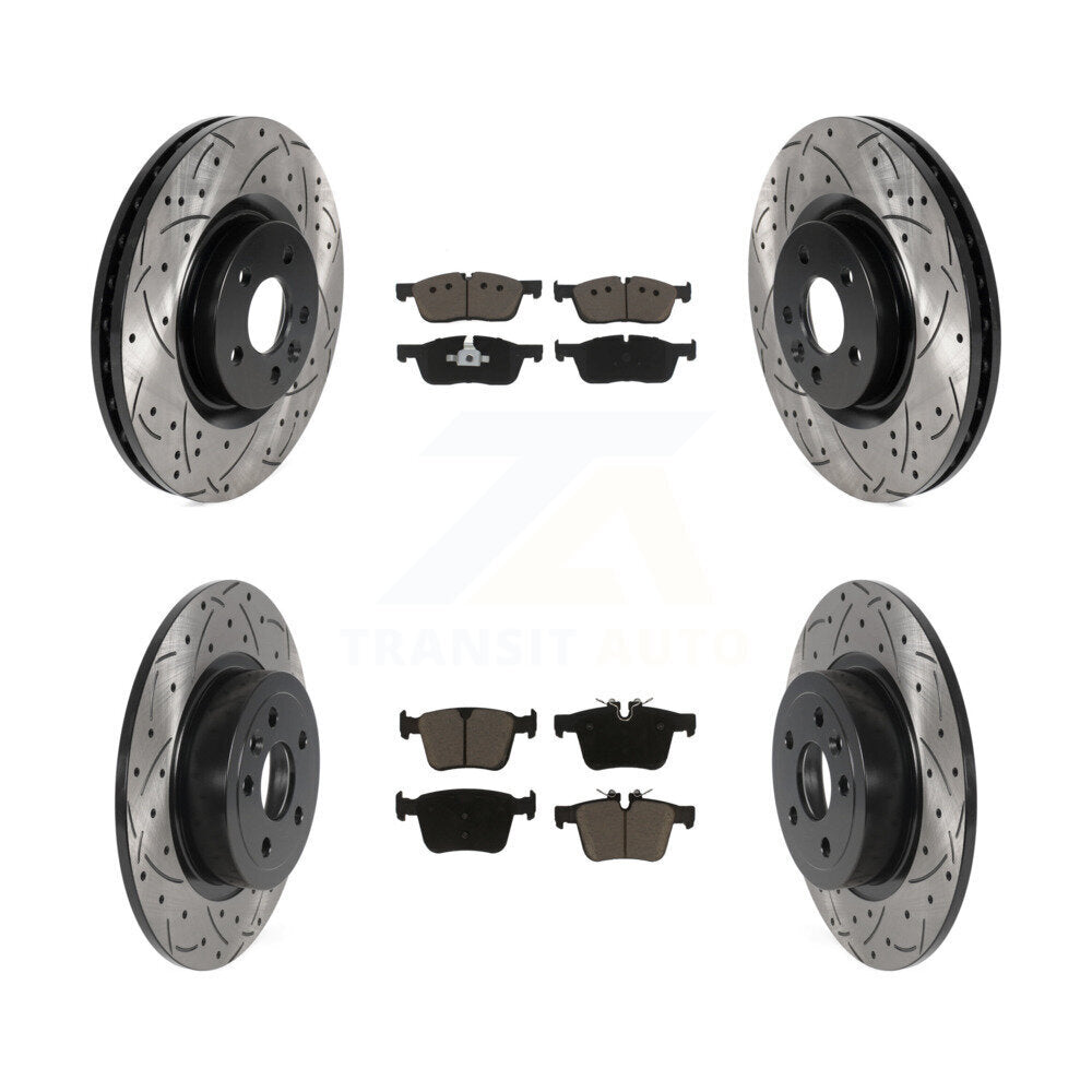 Transit Auto KDC-100486 Disc Brake Kit for 2016-2019 Land Rover Range Rover Evoque - Front and Rear product image