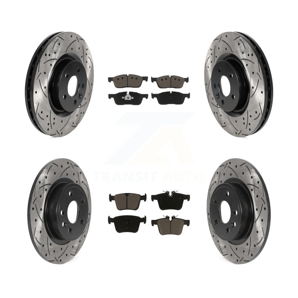 Transit Auto KDC-100487 Disc Brake Kit for 2015-2019 Jaguar E-Pace, Land Rover Discovery Sport - Front and Rear product image