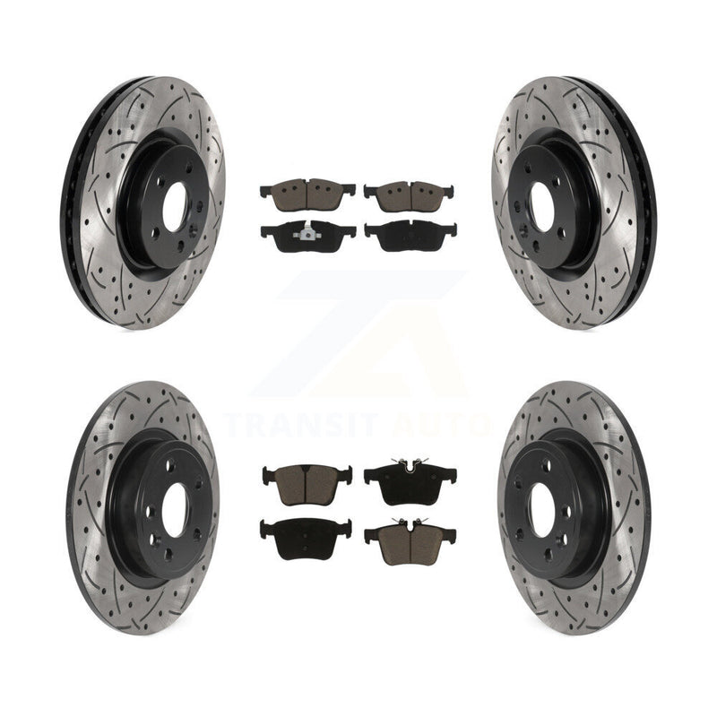 Transit Auto KDC-100487 Disc Brake Kit for 2015-2019 Jaguar E-Pace, Land Rover Discovery Sport - Front and Rear product image