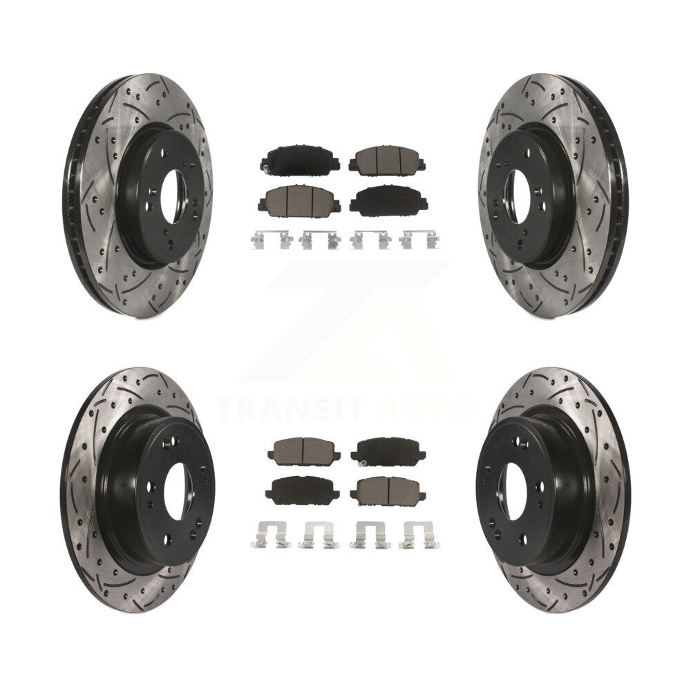 Transit Auto KDC-100488 Disc Brake Kit for 2016-2022 Honda HR-V - Front and Rear product image