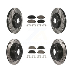 Transit Auto KDC-100488 Disc Brake Kit for 2016-2022 Honda HR-V - Front and Rear product image