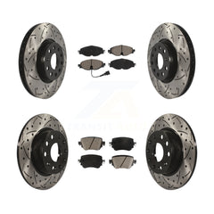 Transit Auto KDC-100489 Disc Brake Kit for 2015-2022 Volkswagen Passat, Volkswagen Golf Alltrack, Volkswagen Golf SportWagen & more - Front and Rear product image