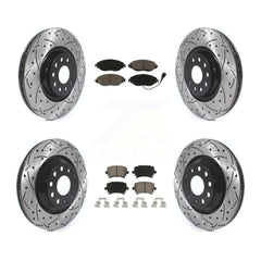 Transit Auto KDC-100490 Disc Brake Kit for 2018-2021 Volkswagen GTI - Front and Rear product image