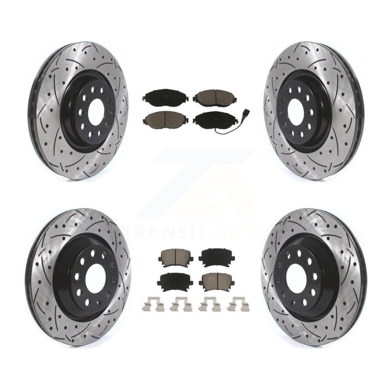 Transit Auto KDC-100490 Disc Brake Kit for 2018-2021 Volkswagen GTI - Front and Rear product image
