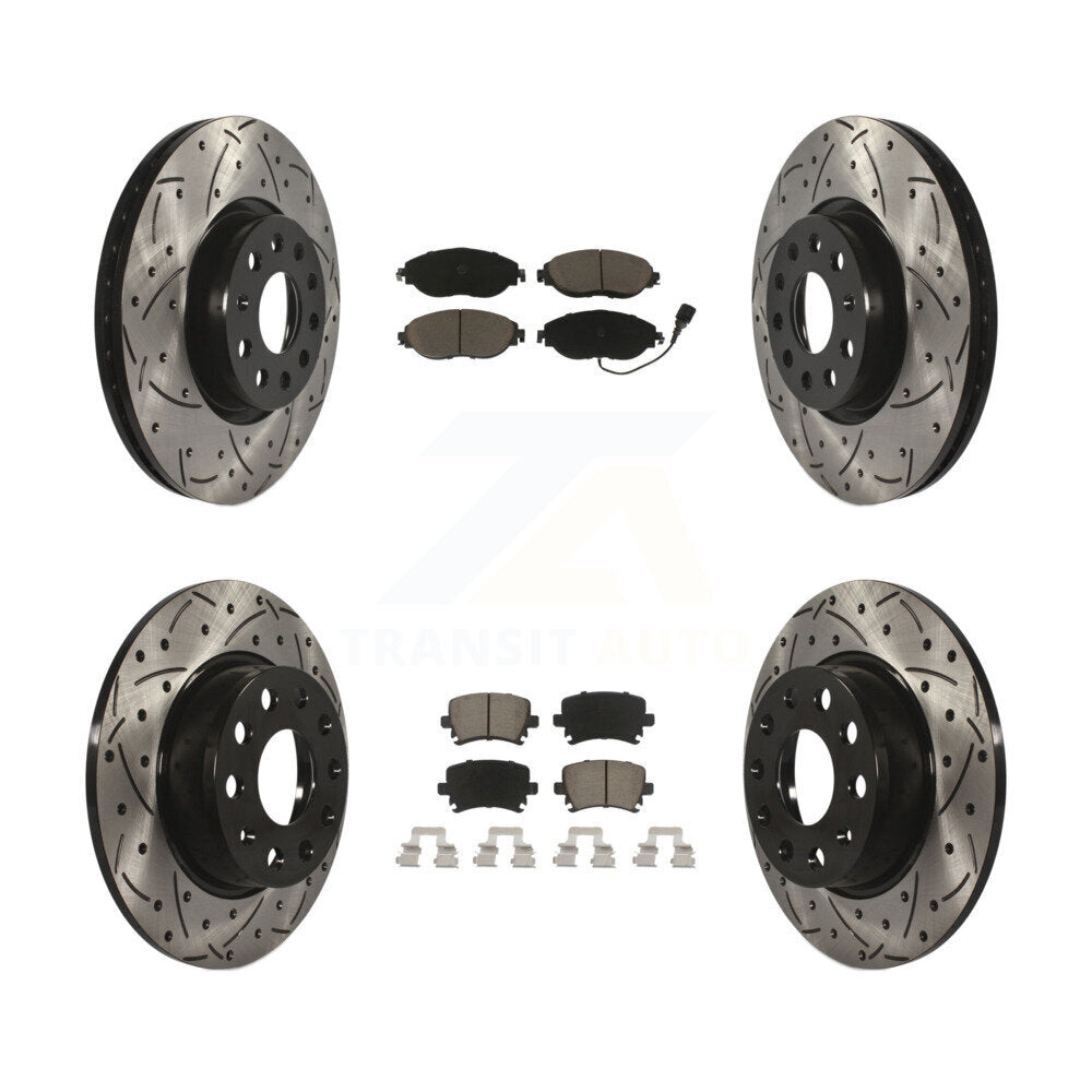 Transit Auto KDC-100492 Disc Brake Kit for 2015 Volkswagen GTI - Front and Rear product image