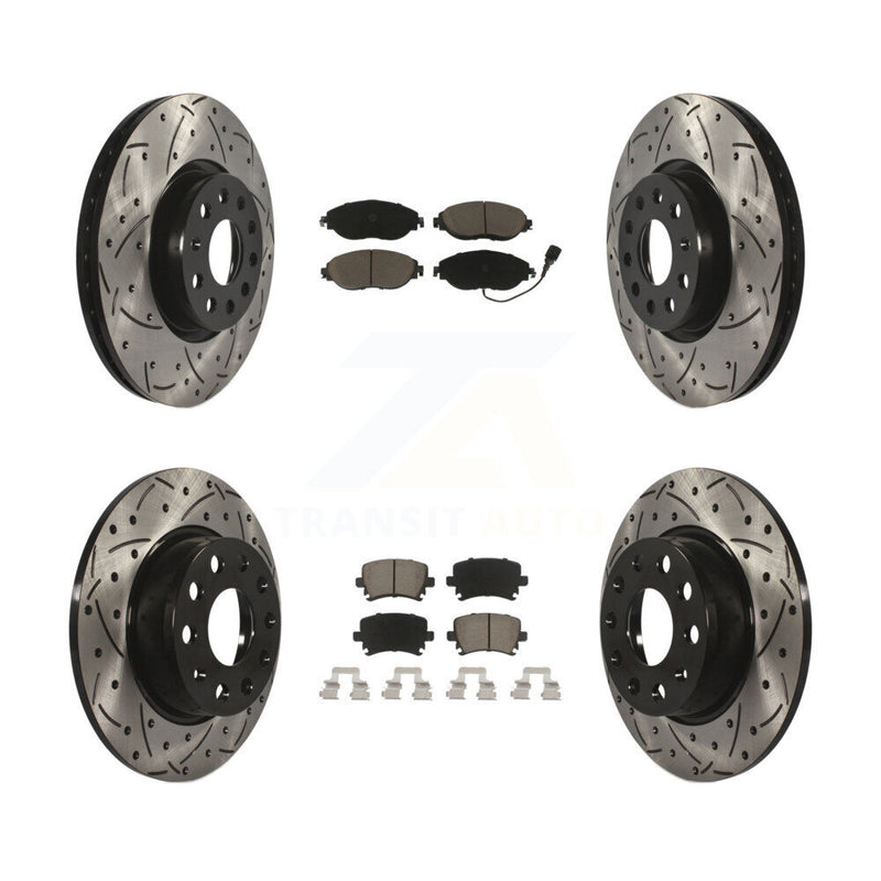 Transit Auto KDC-100492 Disc Brake Kit for 2015 Volkswagen GTI - Front and Rear product image